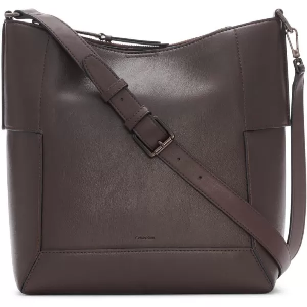 Calvin Klein Aura NorthSouth Convertible Hobo Shoulder amp Messenger BagJava