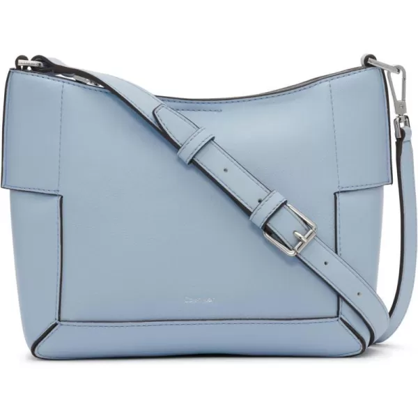 Calvin Klein Aura NorthSouth Top Zip CrossbodyCelestial Blue