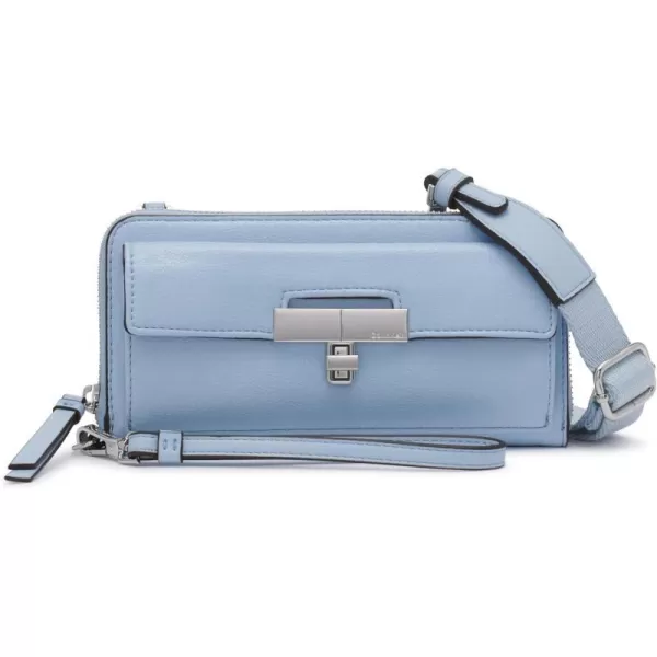 Calvin Klein Becky Organizational Wallet on a String CrossbodyCelestial Blue