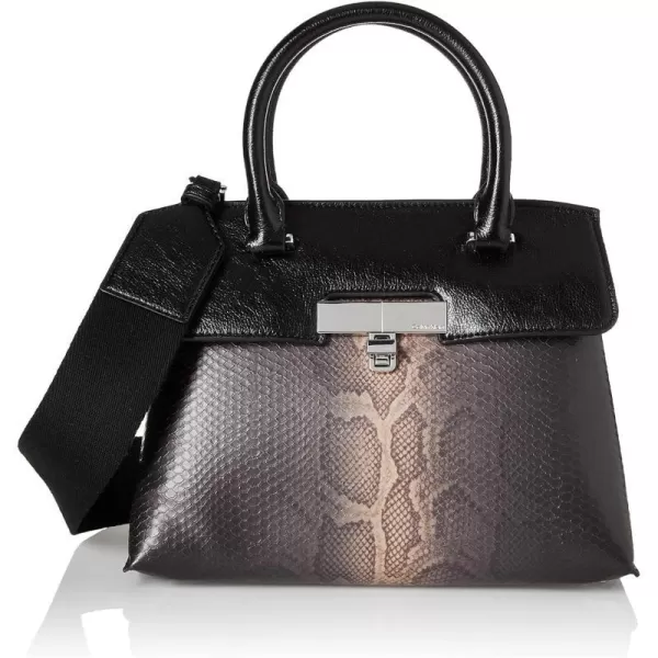 Calvin Klein Becky Top Handle Mini Bag CrossbodyBlack Ombre Snake