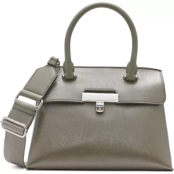 Calvin Klein Becky Top Handle Mini Bag CrossbodyDusty Olive