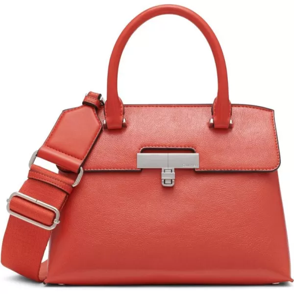 Calvin Klein Becky Top Handle Mini Bag CrossbodySpicy Orange