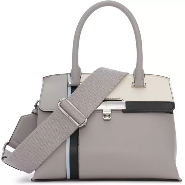 Calvin Klein Becky Top Handle Mini Bag CrossbodyStoneWhite Multi