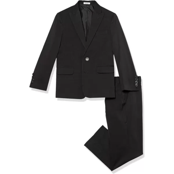 Calvin Klein Boys 2Piece Formal Suit SetBlack Stretch