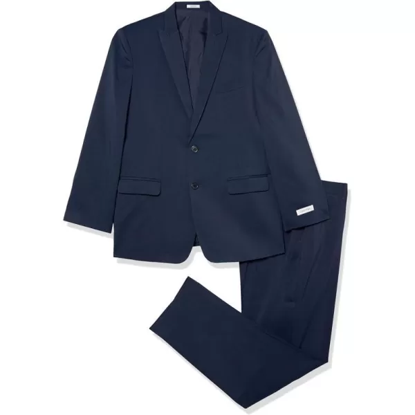 Calvin Klein Boys 2Piece Formal Suit SetBright Blue Stretch