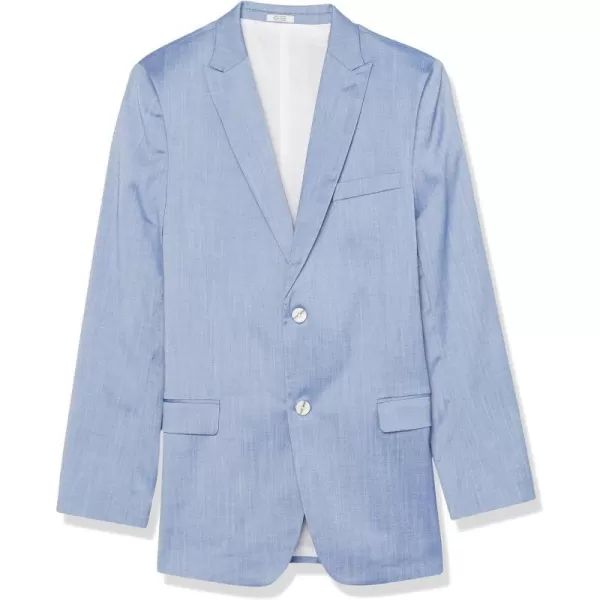 Calvin Klein Boys Blazer Suit Jacket 2Button Single Breasted Closure Buttoned Cuffs amp Front Flap PocketsDeep Blue 404