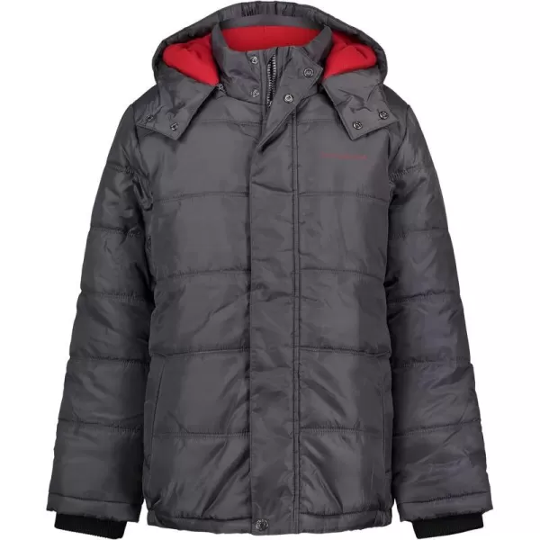 Calvin Klein Boys Heavyweight Hooded Bubble Jacket with Polar Fleece LiningHurrican 11b