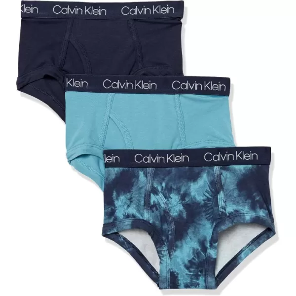 Calvin Klein Boys Little Modern Cotton Assorted Briefs Underwear 3 PackBlackBlackBlack