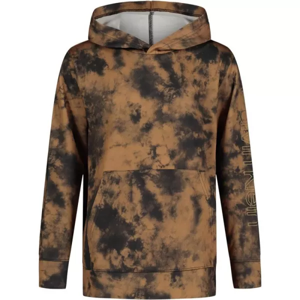 Calvin Klein Boys Long Sleeve Pullover Fleece HoodiePerformance Chai Acid