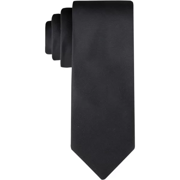 Calvin Klein Boys Solid and Pattern Ties  Big BoysBlack Solid