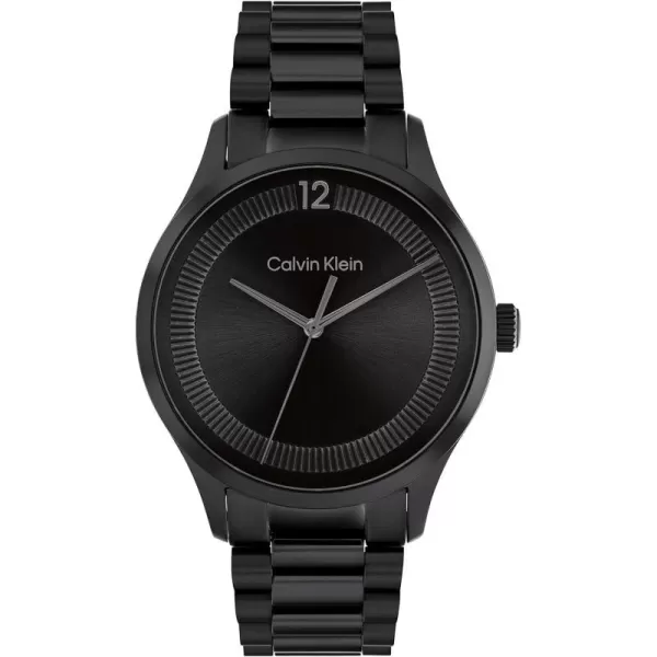 Calvin Klein Contemporary Unisex Designer WatchBlack Sunray