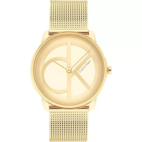 Calvin Klein Effortless Unisex Bracelet WatchGold Plated