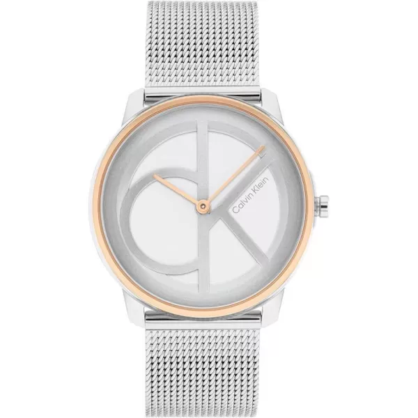 Calvin Klein Effortless Unisex Bracelet WatchTwo Tone