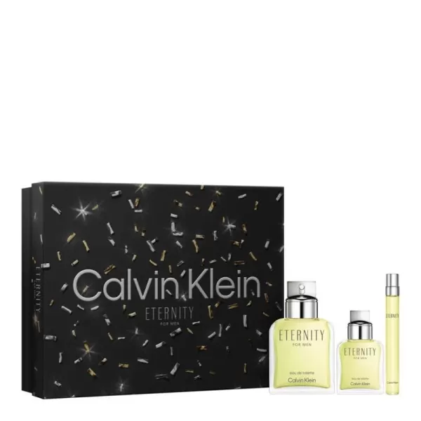 Calvin Klein Eternity for Men Eau De Toilette Cologne  Notes of Bergamot Geranium Sandalwood and Amber153 Fl Oz Pack of 3