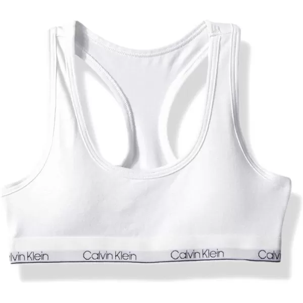 Calvin Klein Girls Big Modern Cotton Molded BraletteClassic White