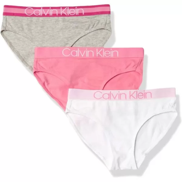 3 Pack- White/Pink Lemonade/Heather Grey