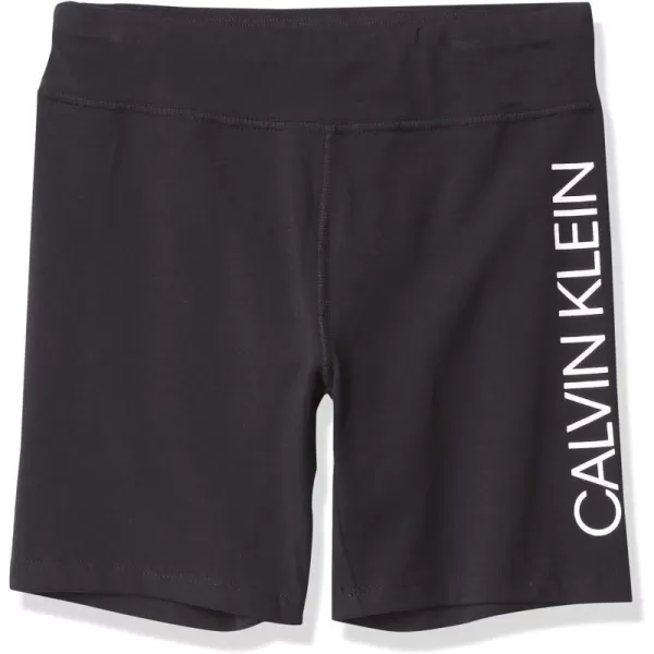 Calvin Klein Girls Performance Bike Shorts Soft amp Stretchy with Flat Waistband amp Snug FitBlack Bike