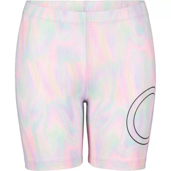 Calvin Klein Girls Performance Bike Shorts Soft amp Stretchy with Flat Waistband amp Snug FitWhite Solar Flare