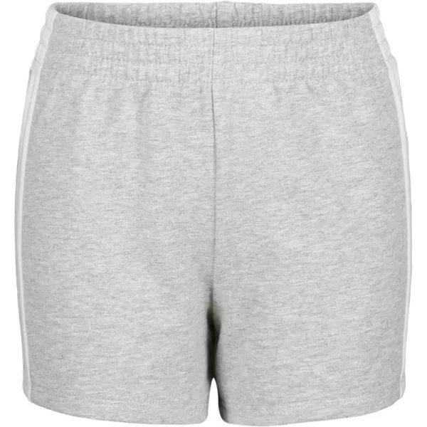 Calvin Klein Girls Performance Running Shorts QuickDrying Mesh Elastic Waistband amp Pullon StyleGrey Colorblock