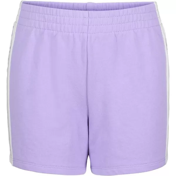 Calvin Klein Girls Performance Running Shorts QuickDrying Mesh Elastic Waistband amp Pullon StyleViolet Colorblock