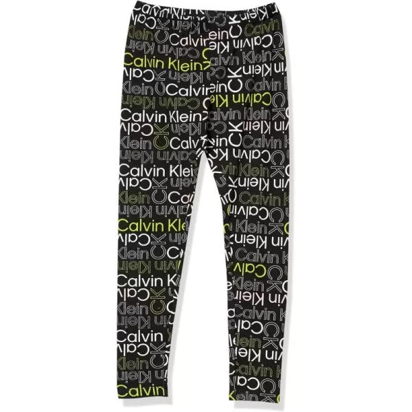 Calvin Klein Girls Performance Stretch Legacy LeggingBlack Multi