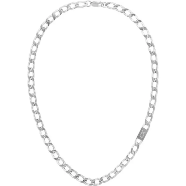 Calvin Klein Jewelry Mens Chain Link NecklaceSilver