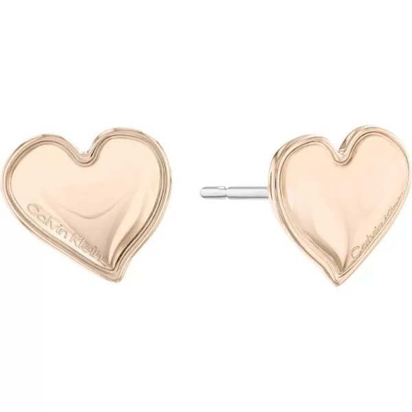 Calvin Klein Jewelry Womens ChainCarnation Gold Earrings