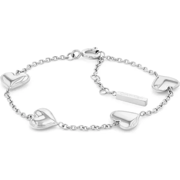 Calvin Klein Jewelry Womens ChainSilver Bracelet