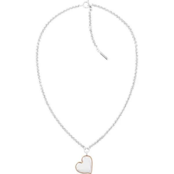 Calvin Klein Jewelry Womens ChainSilver Necklace