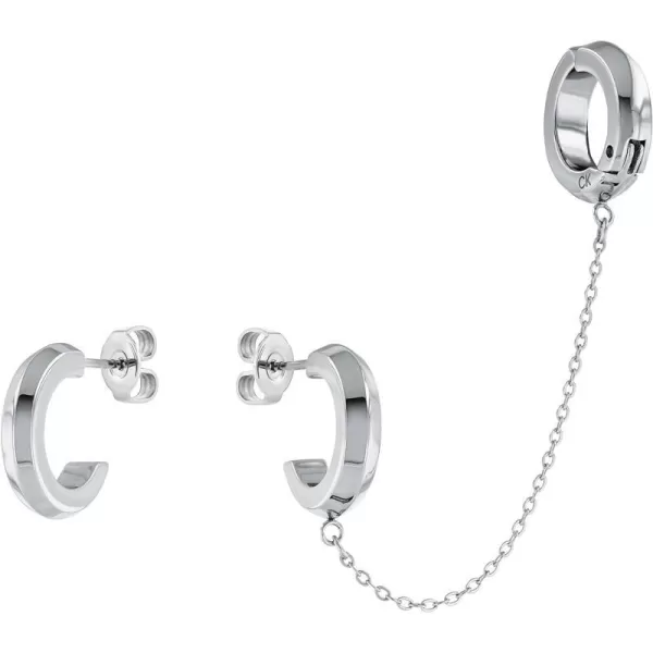 Calvin Klein Jewelry Womens Stud Dangles amp Drop Earrings Color Silver Model 35000044Calvin Klein Jewelry Womens Stud Dangles amp Drop Earrings Color Silver Model 35000044