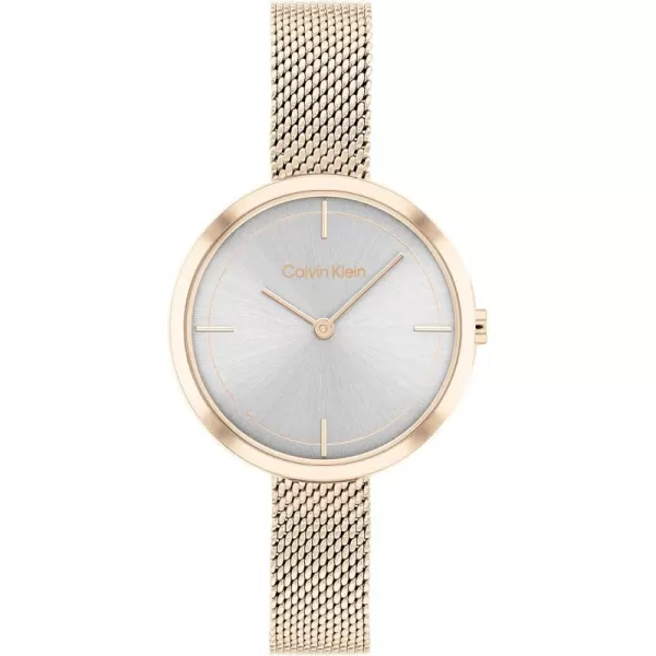 Calvin Klein Ladies Timeless Beauty Watch CollectionCarnation Gold