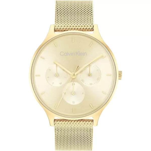 Calvin Klein Ladies Timepieces Grace and StyleGold MultiFunction