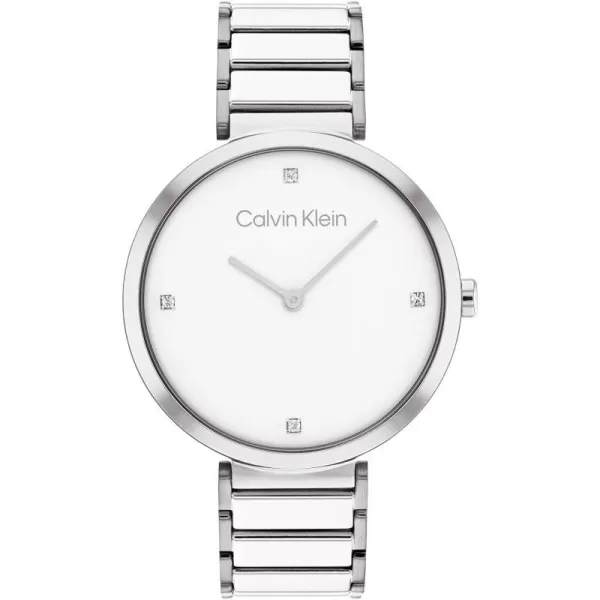 Calvin Klein Ladies Watch Selection Radiant MinimalismSilver TwoHand