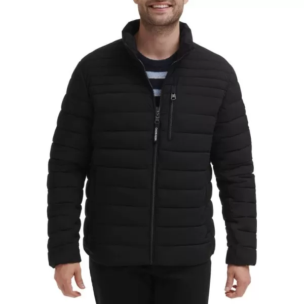 Calvin Klein Lightweight Puffer WaterResistant Down Mens JacketBlack Stretch