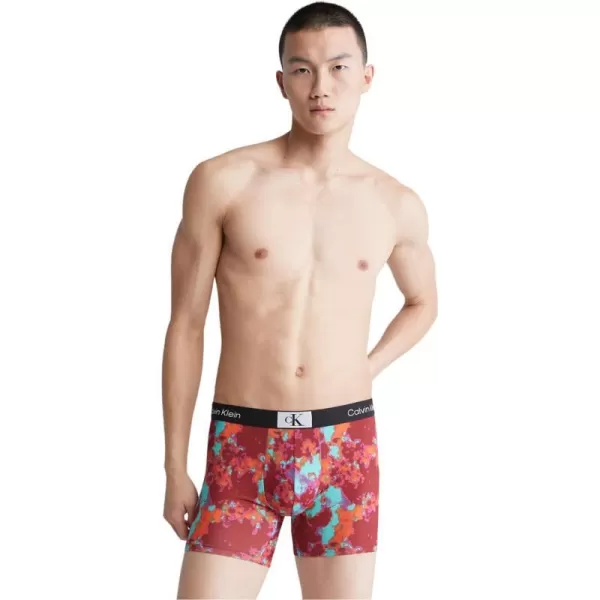 Calvin Klein Mens 1996 Micro Boxer BriefTemperature Print Fresh Peppermint