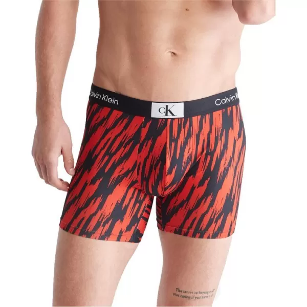 Calvin Klein Mens 1996 Micro Boxer BriefTiger Stripe PrintHazard