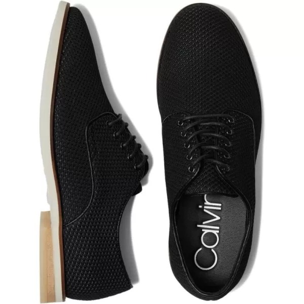 Calvin Klein Mens Aggussie Oxford FlatBlack Knit 001