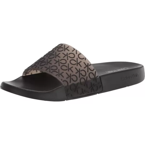 Calvin Klein Mens Alva Slide SandalBlack 181