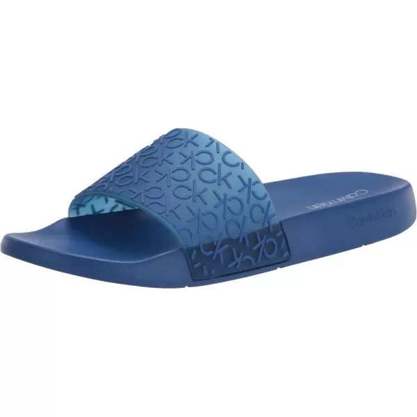 Calvin Klein Mens Alva Slide SandalKlein Blue 432