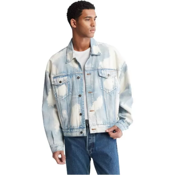 Calvin Klein Mens Archive Essential Trucker JacketBig Sky