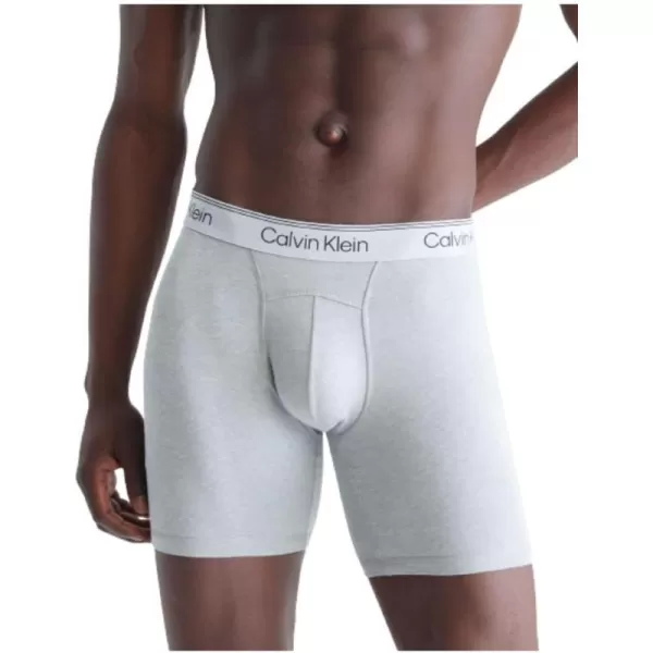 Calvin Klein Mens Athletic Active Boxer BriefAthletic Grey Heather