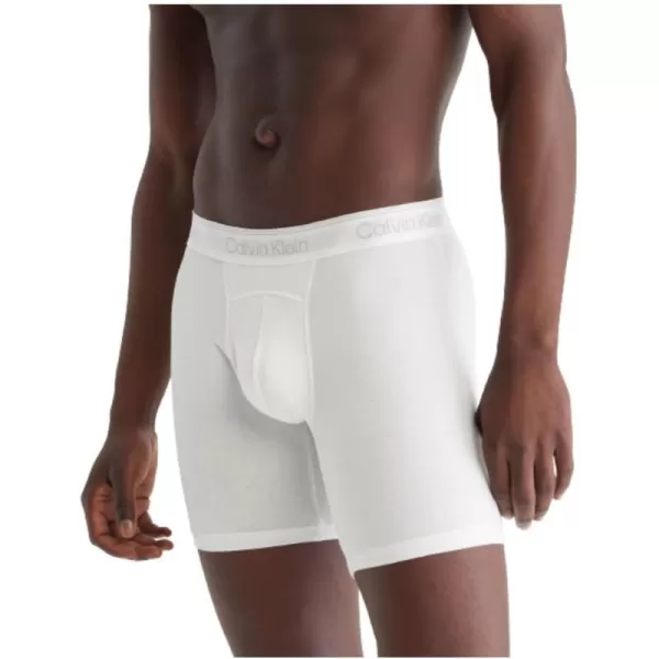 Calvin Klein Mens Athletic Active Boxer BriefWhite