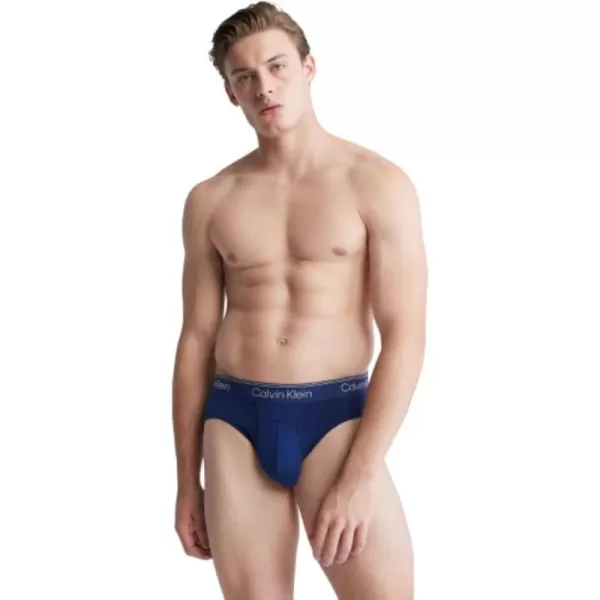 Calvin Klein Mens Athletic Active Hip BriefBlue Depths