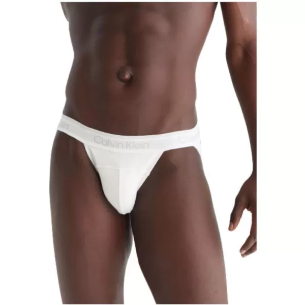 Calvin Klein Mens Athletic Active Jock StrapWhite