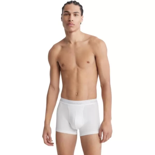 Calvin Klein Mens Athletic Active TrunkWhite