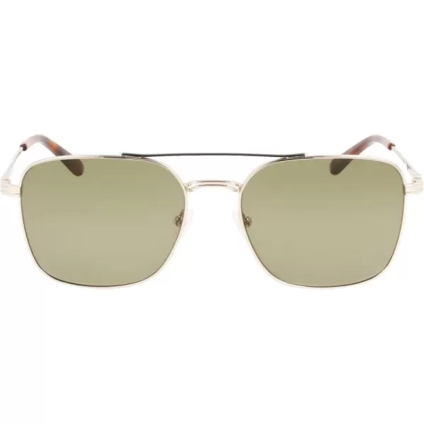 Calvin Klein Mens Ck22115s Pilot SunglassesYellow Gold