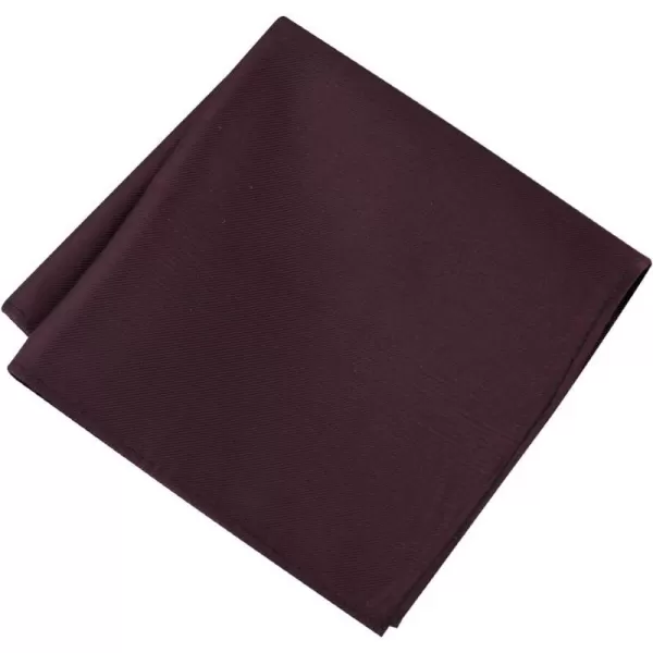 Calvin Klein Mens Classic Solid Pocket SquareBurgundy