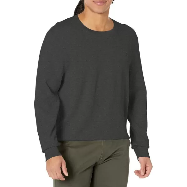 Calvin Klein Mens Compact Cotton Crewneck SweaterGunmetal Heather