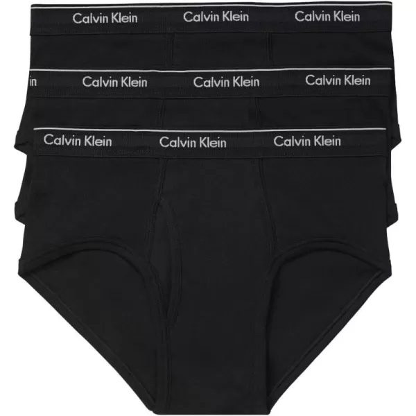 Calvin Klein Mens Cotton Classics 3Pack Brief3 Black