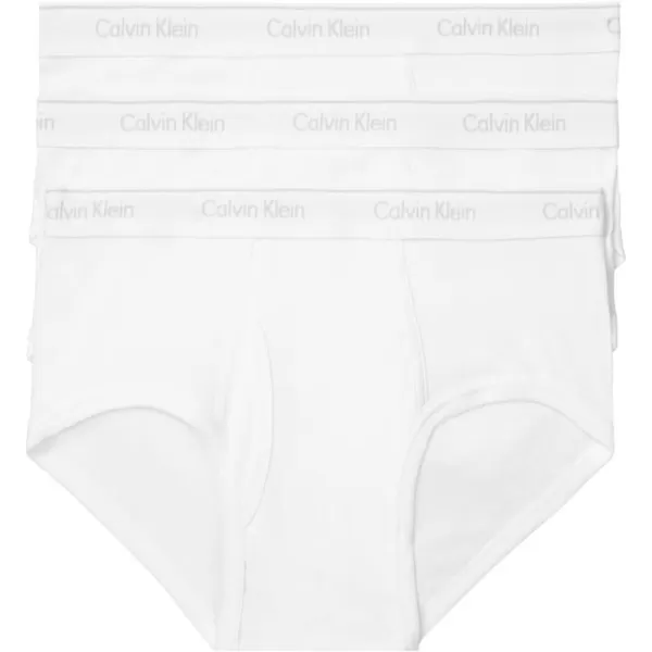 Calvin Klein Mens Cotton Classics 3Pack Brief3 White